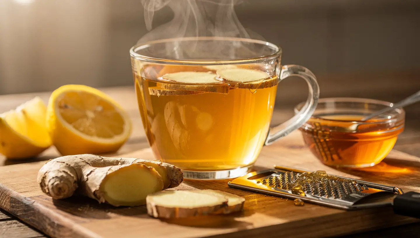 Čaj od đumbira za kašalj