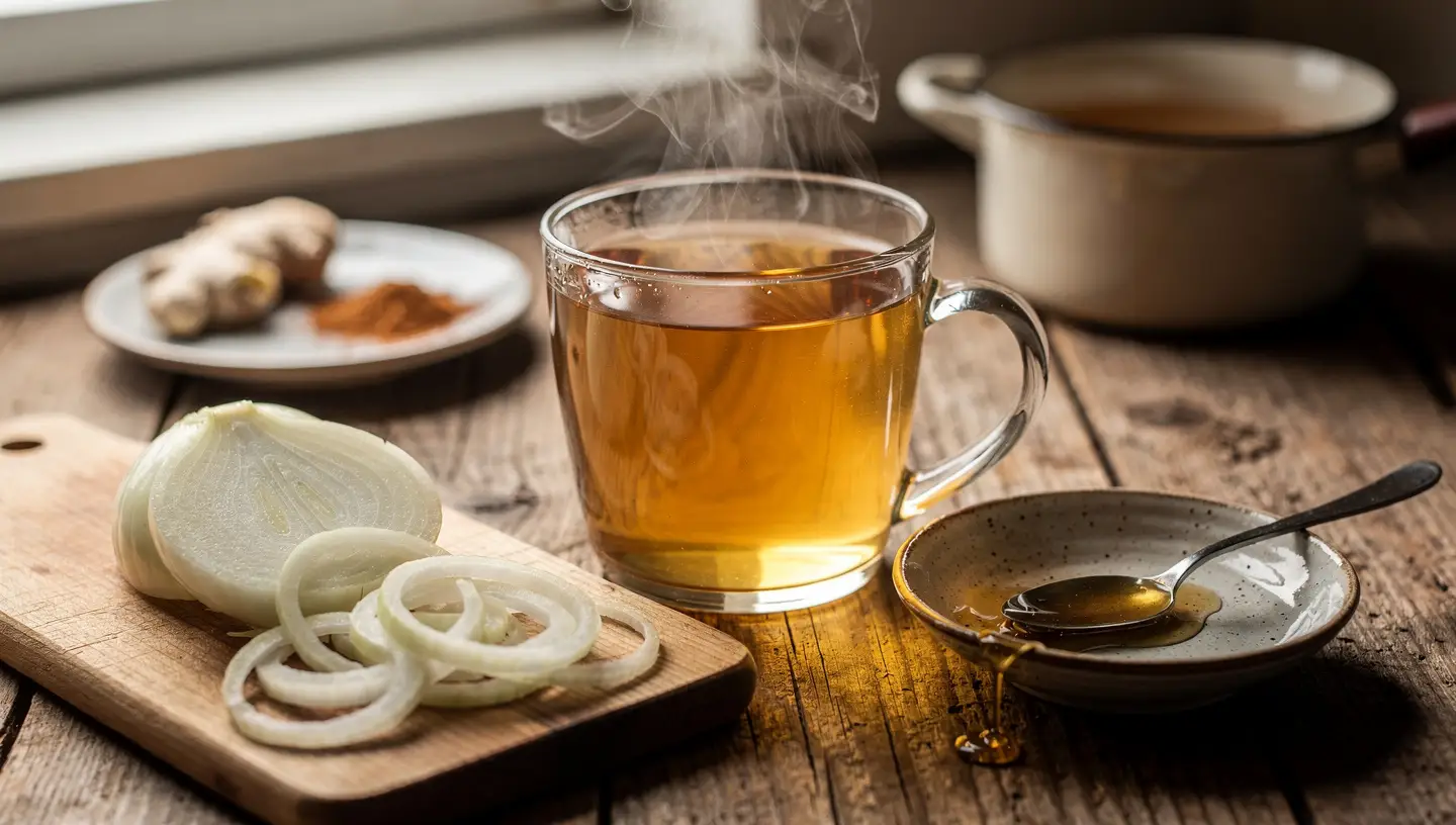 Čaj od luka za kašalj