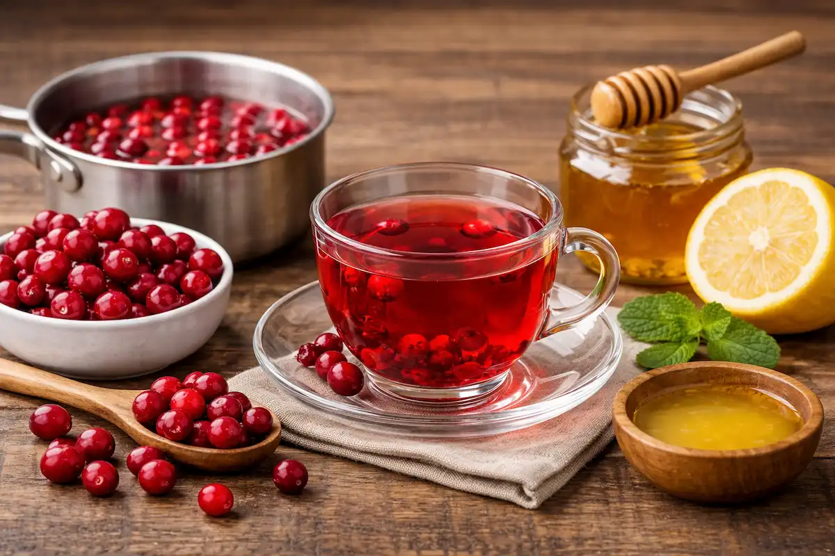 Čaj od svježih plodova brusnice