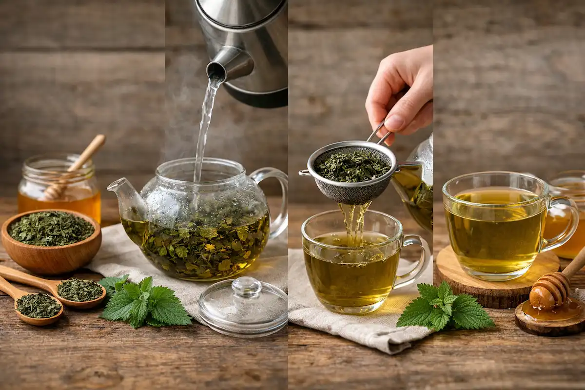 Priprema caja od koprive