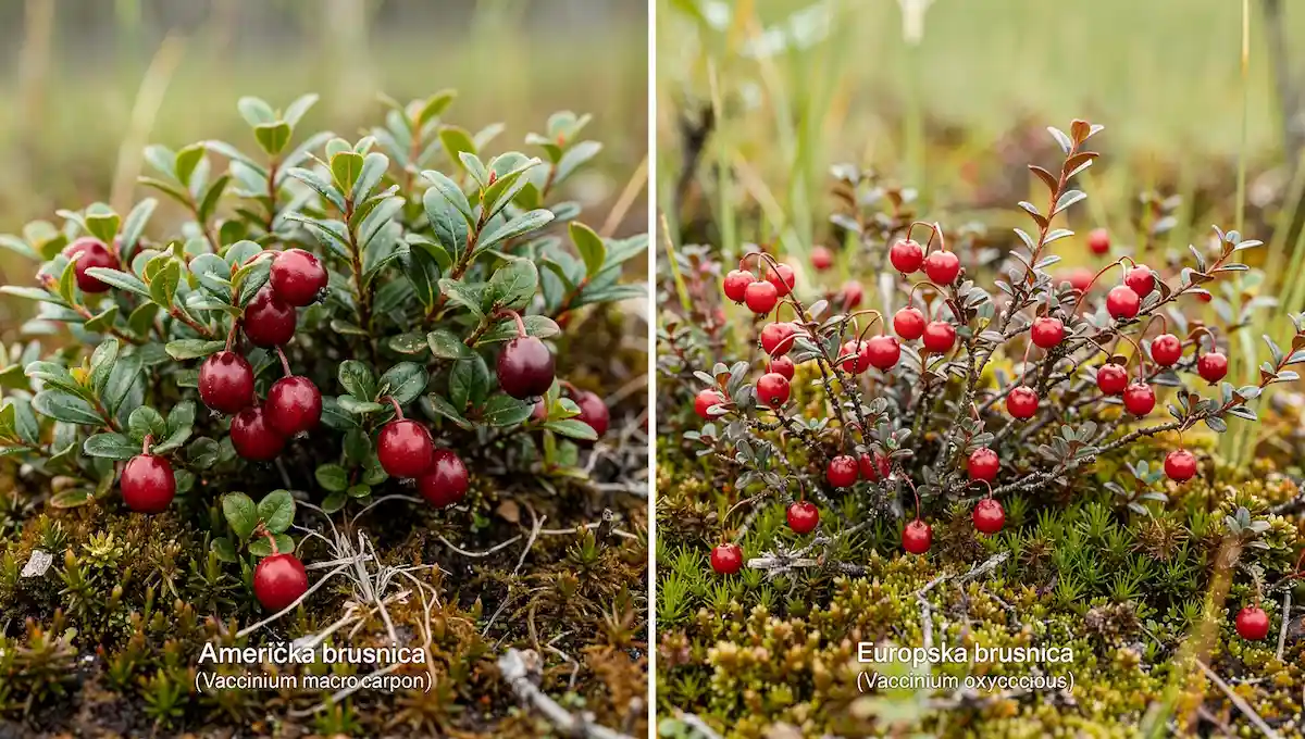 Razlika između domaće europske i američke brusnice