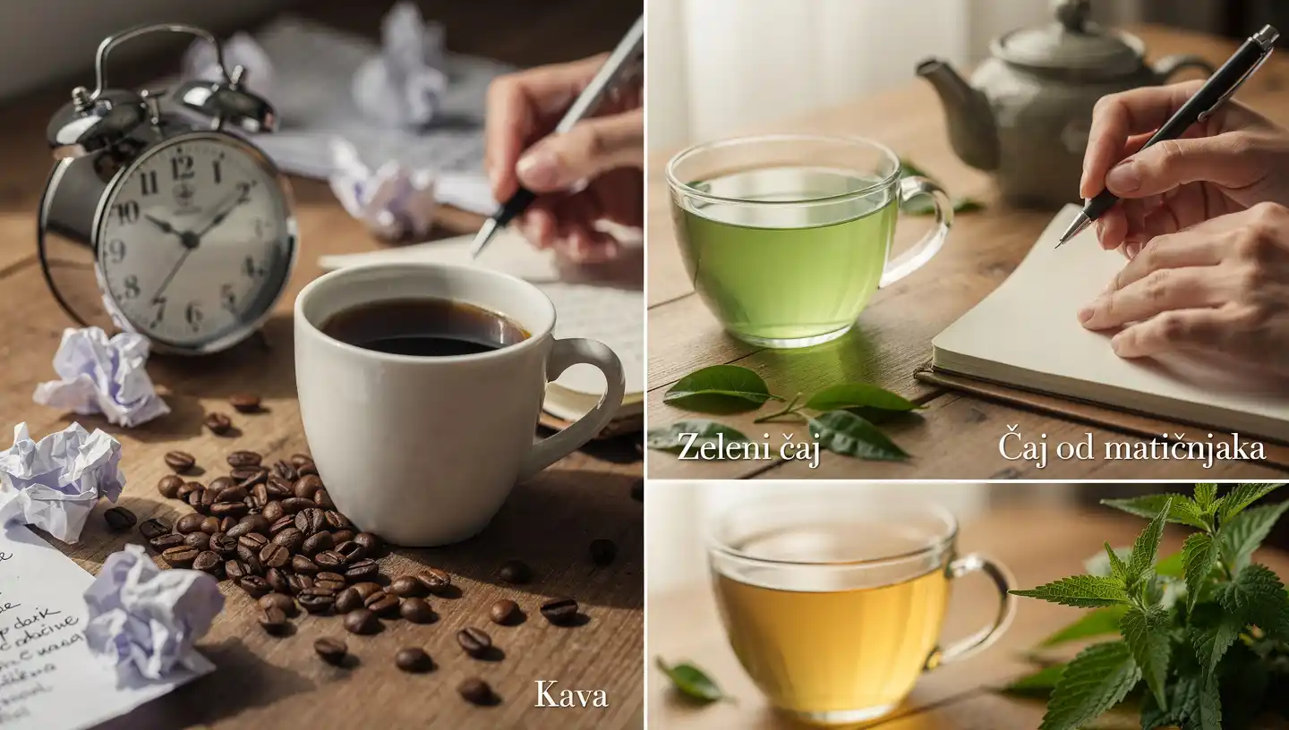 Zeleni čaj vs kava