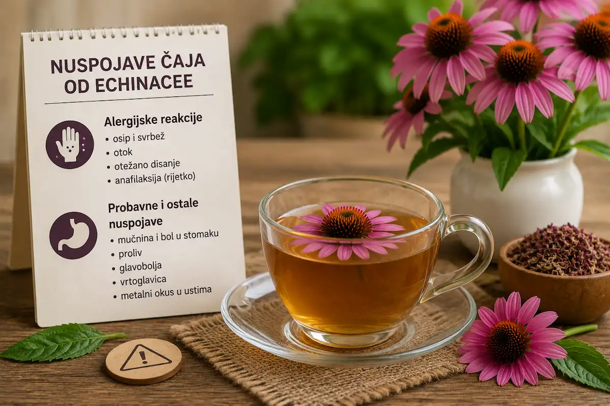 Nuspojave čaja od ehinacee