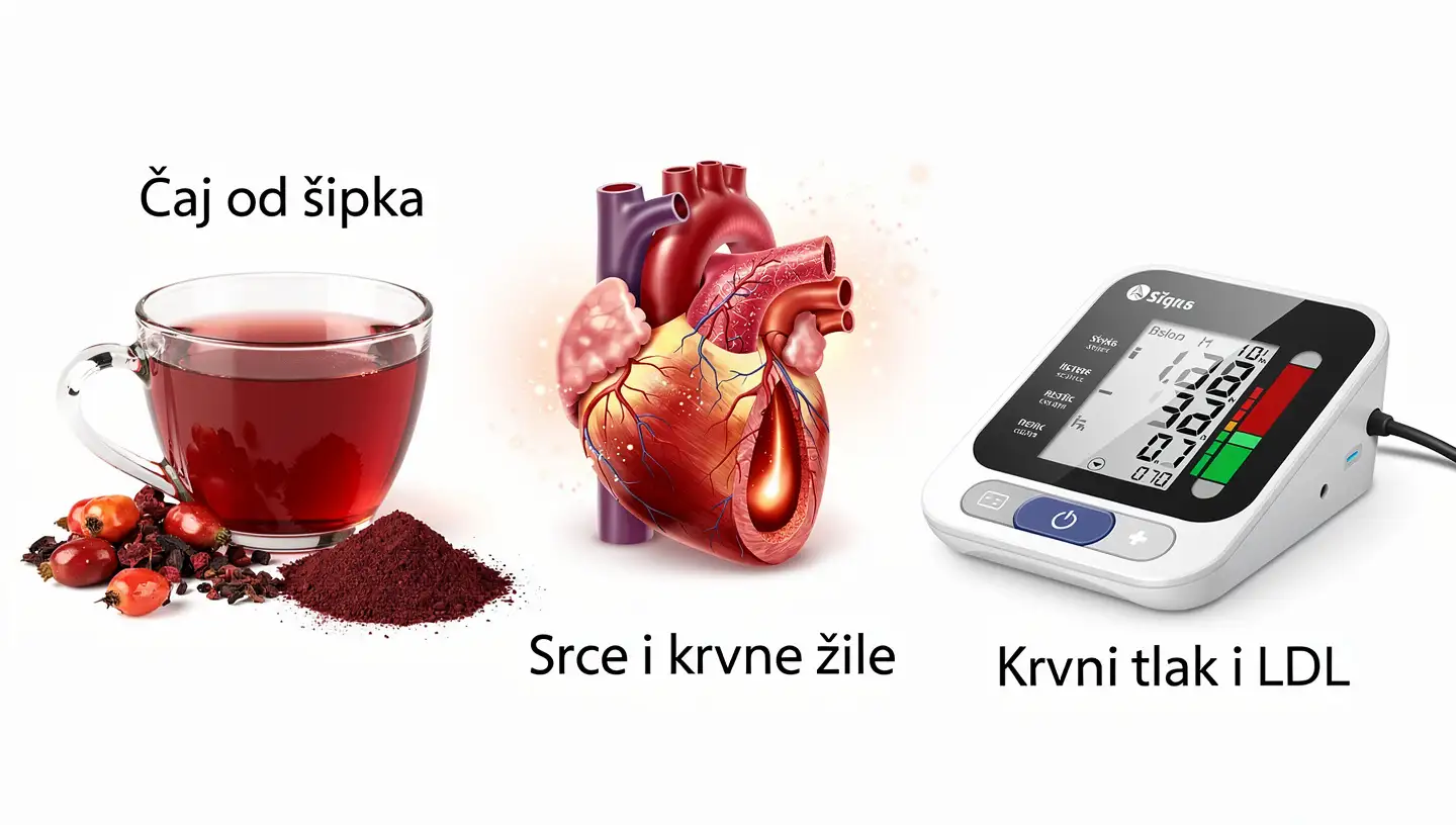 Čaj od šipka za krvni tlak i srce
