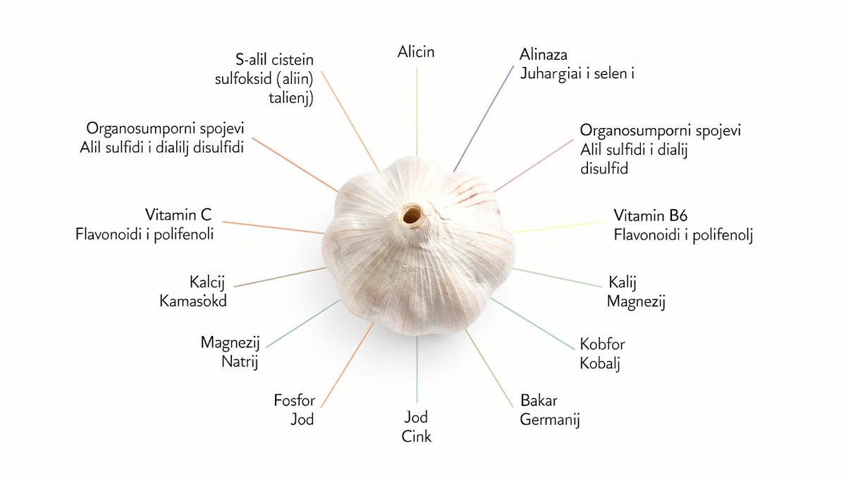 Sastav bijelog luka